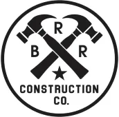 Logo with two crossed hammers and 'BRR Construction Co.' text.